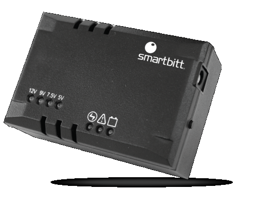 No-Break UPS Interactivo Smartbitt DC a DC Capacidad 12W, salida 5V a 12V, 6 Puntas intercambiables. Batería de 1250 mAh, Ideal para CCTV, Módem, Router, etc. Tiempo de respaldo hasta 60 Minutos*