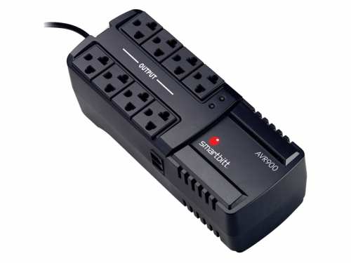 Regulador Smartbitt 900VA/480 Watts, 8 contactos, protección de línea telefónica RJ-11