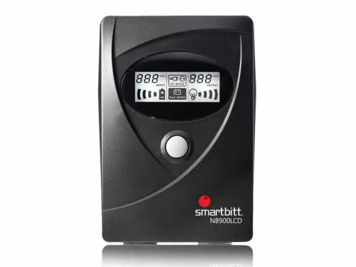 No-Break UPS interactivo Smartbitt de 900VA / 480W, Protección de linea telefónica RJ-11, 6 contactos, Puerto USB para monitoreo y software, Mantiene energía a sus equipos hasta por 40 Minutos*