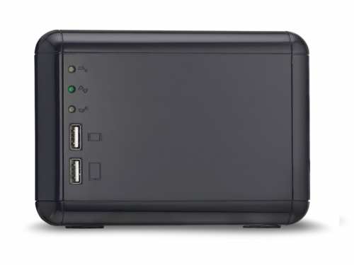 Regulador para Mac, Smartbitt 1500VA/750 Watts, 4 contactos, 4 etapas de regulación, 2 puertos USB de carga (1.0A y 2.1A) negro acabado piano